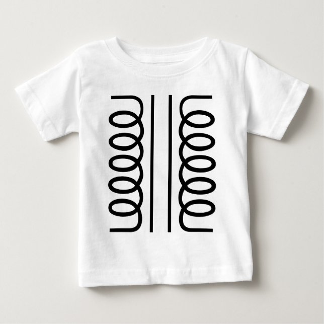 Electrical Transformer - Black Baby T-Shirt (Front)