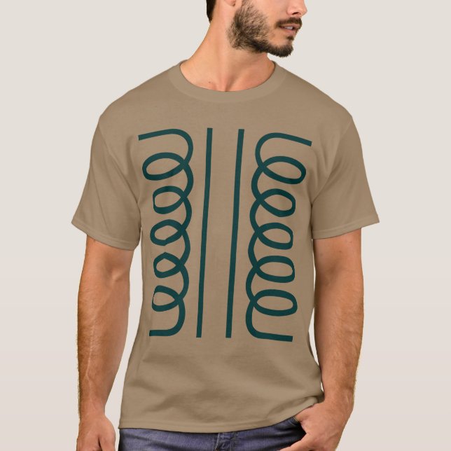 Electrical Transformer Symbol T-Shirt (Front)