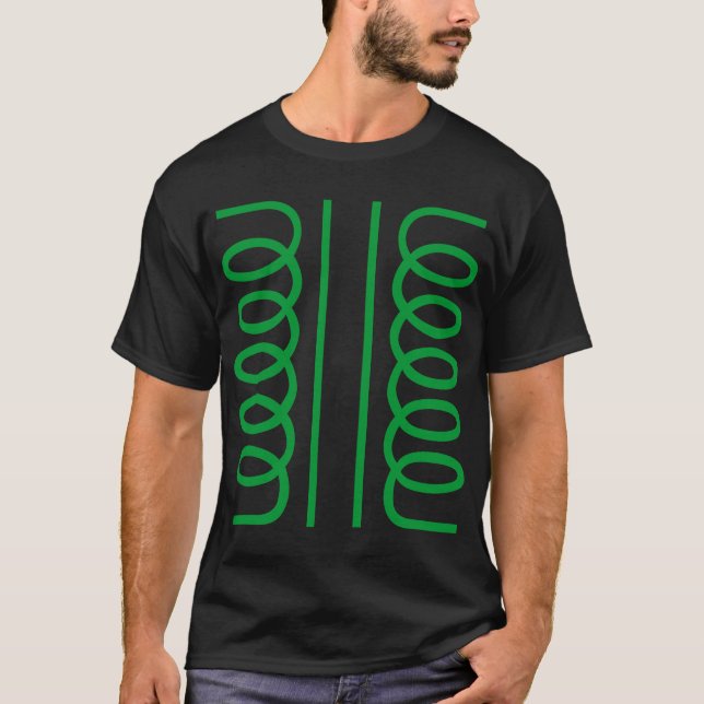 Electrical Transformer Symbol T-Shirt (Front)