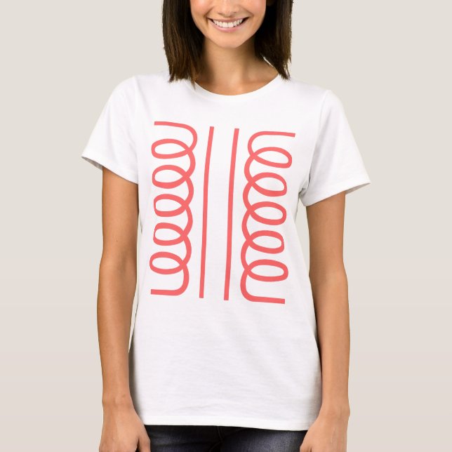 Electrical Transformer Symbol T-Shirt (Front)