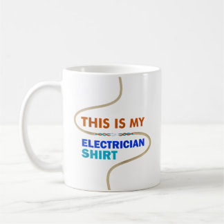 Electrican Craftsman Voltage Electro Worker 	 Base Coffee Mug