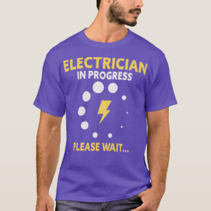 Electrician Apprentice Loading Journeyman T-Shirt