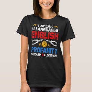 Electrician Art Men Women Electrical Engineer Humo T-Shirt