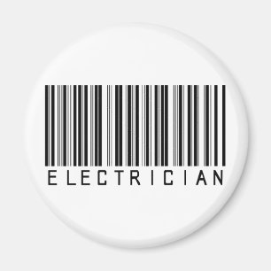 Electrician Bar Code Magnet