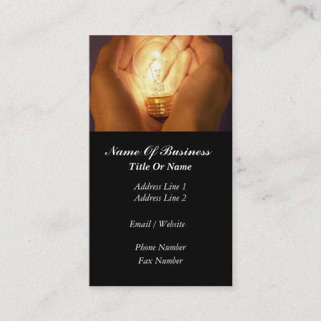 Electrician Business Card (Front)