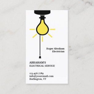 Electrician Business Card
