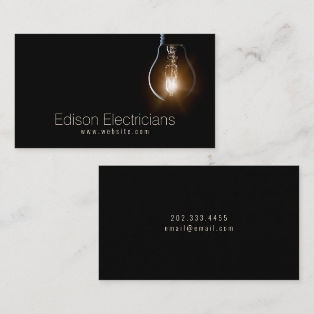 Electrician Business Card (Front/Back)