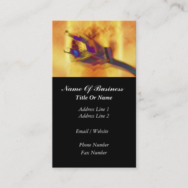 Electrician Business Card (Front)