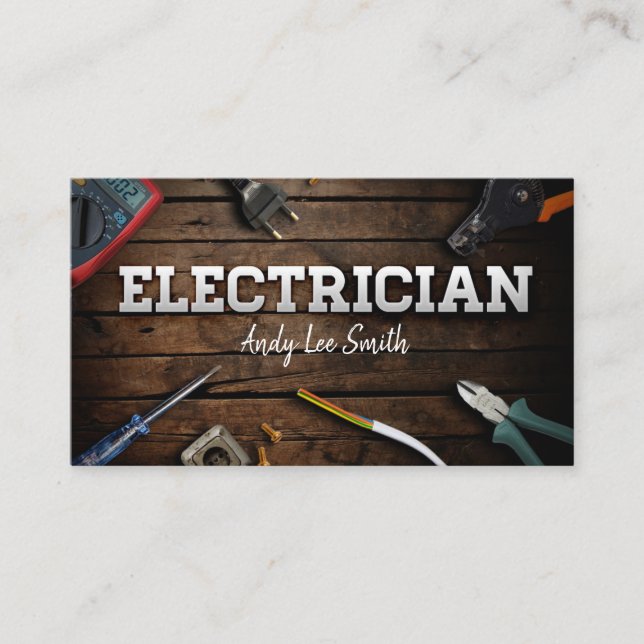 Electrician Business Card (Front)