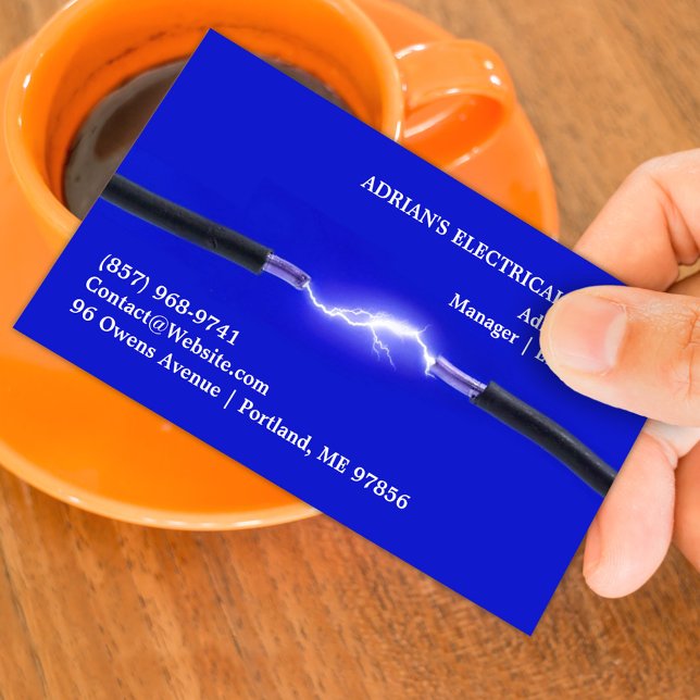 Electrician Business Card (Creator Uploaded)