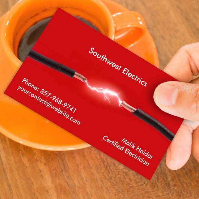 Electrician Business Card (Creator Uploaded)