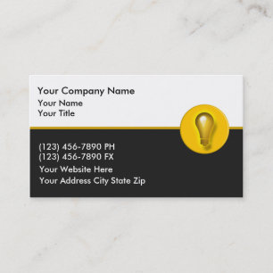 Electrician Business Cards