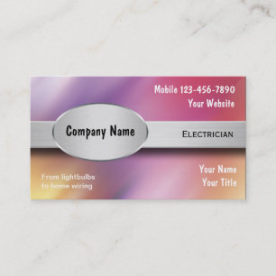 Electrician Business Cards