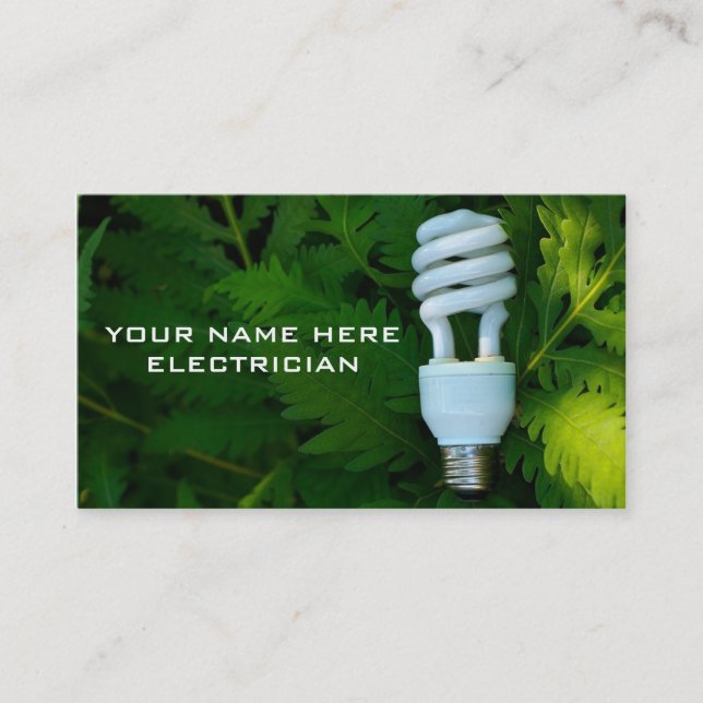 Electrician Business Cards (Front)