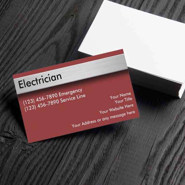 Electrician Business Cards (Creator Uploaded)