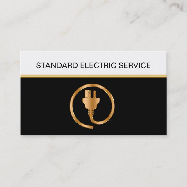Electrician Business Cards (Front)