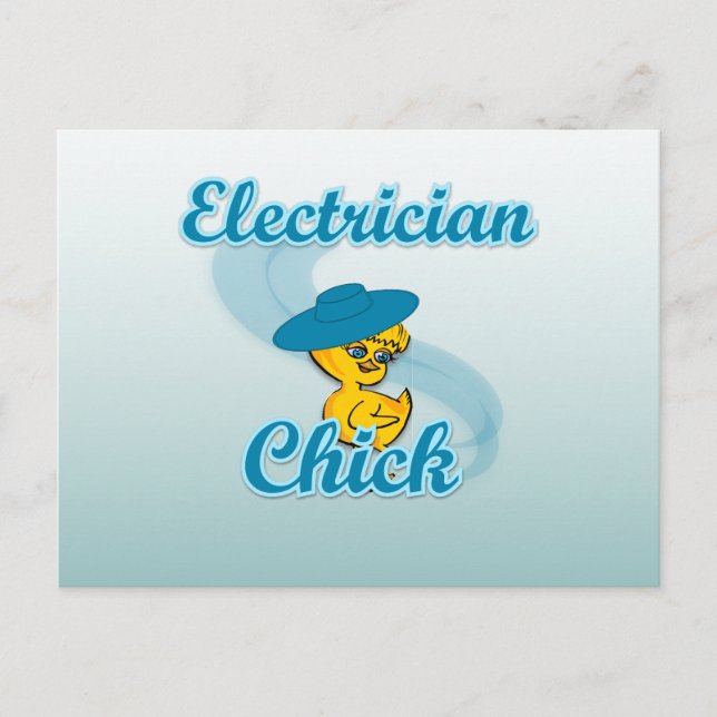 Electrician Chick #3 Postcard (Front)