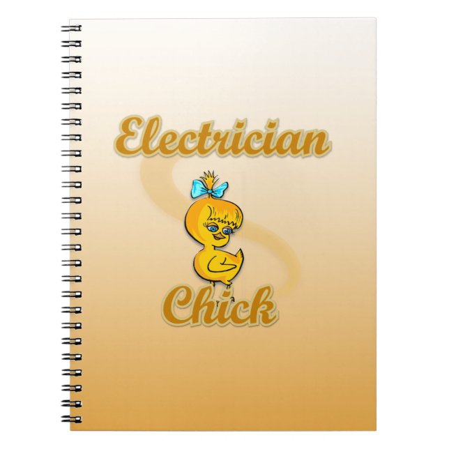 Electrician Chick Notebook (Front)