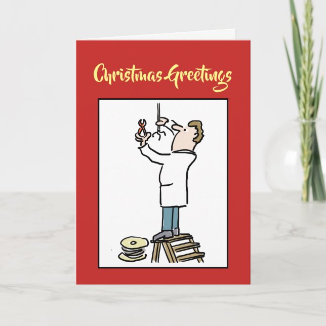 Electrician Christmas Card (Front)