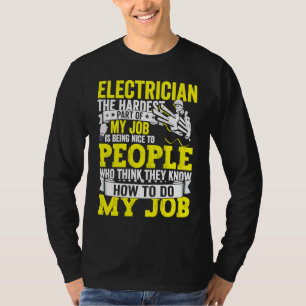 Electrician Dad Apparel Electric Lineman for Men 1 T-Shirt