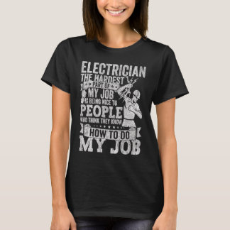 Electrician Dad Apparel Electric Lineman for Men 5 T-Shirt