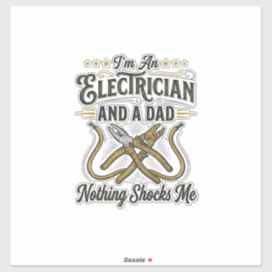 Electrician Dad Nothing Shocks Me Vintage Shirt De
