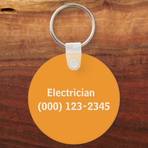 electrician editable key ring