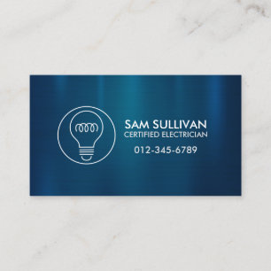 Electrician Electrical Contractor Business Card