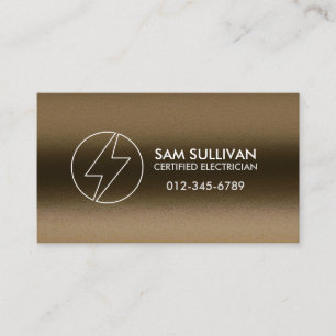 Electrician Electrical Contractor Business Card
