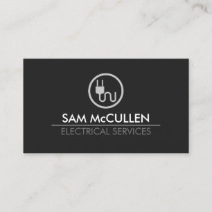 Electrician Electrical Contractor Business Card