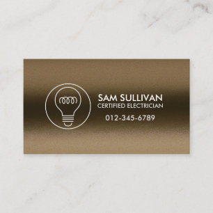 Electrician Electrical Contractor Business Card