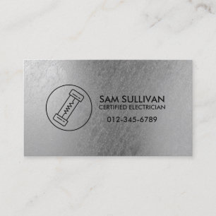 Electrician Electrical Contractor Business Card