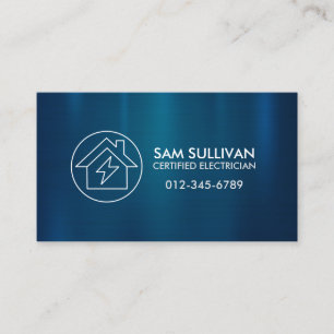 Electrician Electrical Contractor Business Card