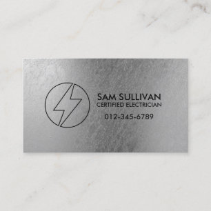 Electrician Electrical Contractor Business Card