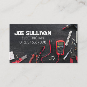 Electrician Electrical Contractor Business Card