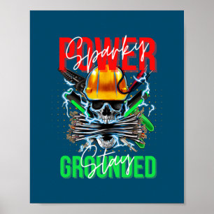 Electrician Electrical Engineer Cable Lineman  Poster