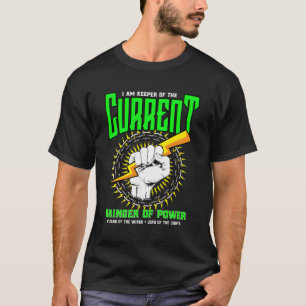 Electrician Electrical Engineer Line T-Shirt