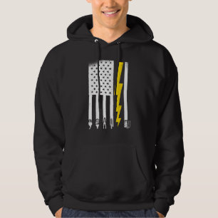 Electrician Electrical Lineman Engineer _7 Hoodie