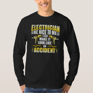 Electrician Electrical Worker Outfit Engineer T-Shirt