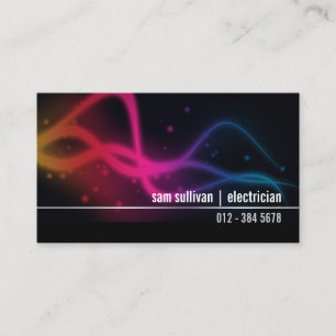 Electrician Electricity Business Card