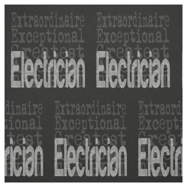 Electrician Extraordinaire Fabric (Swatch)