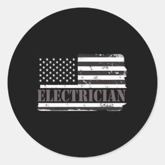 Electrician For Classic Round Sticker