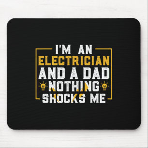 Electrician Funny Electrical Engineering Electrica Mouse Mat