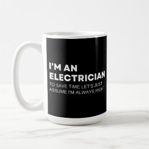 Electrician Funny Saying Coffee Mug