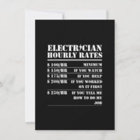 Electrician Hourly Rate Funny Electrical Mechanic