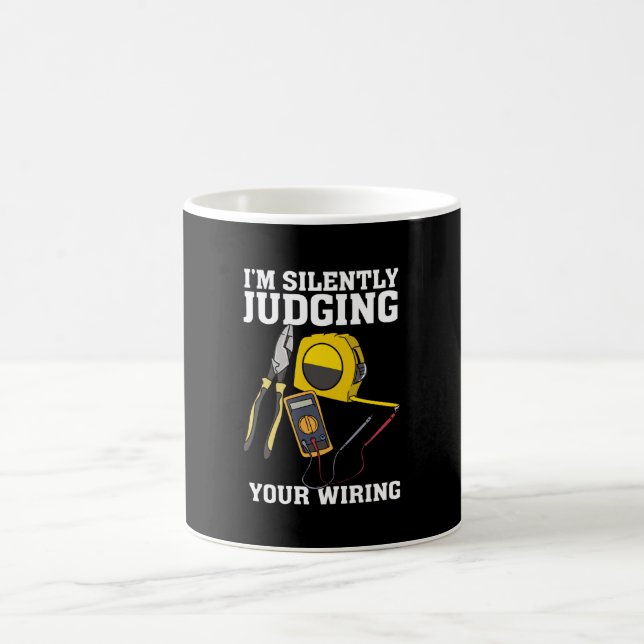 Electrician Humor Profession Coffee Mug (Center)