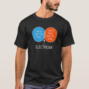 Electrician I Don't Know What I'm Doing Two Color T-Shirt