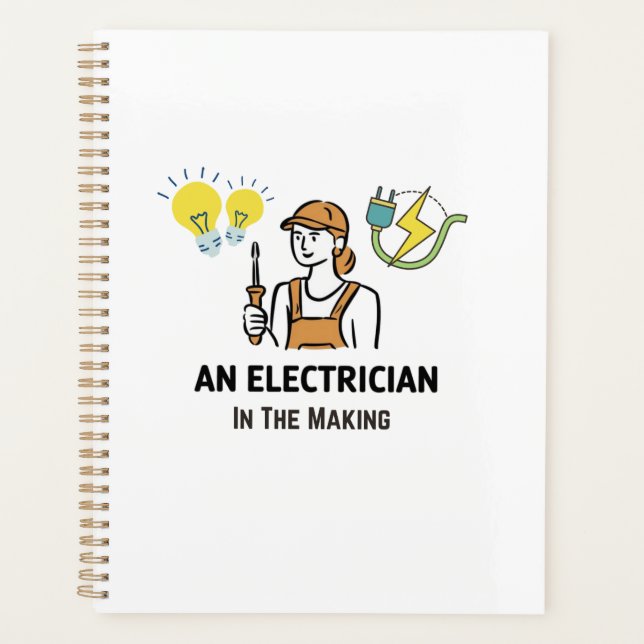 Electrician in the making planner (Front)