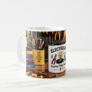 Electrician Keeping Things Wired Mug