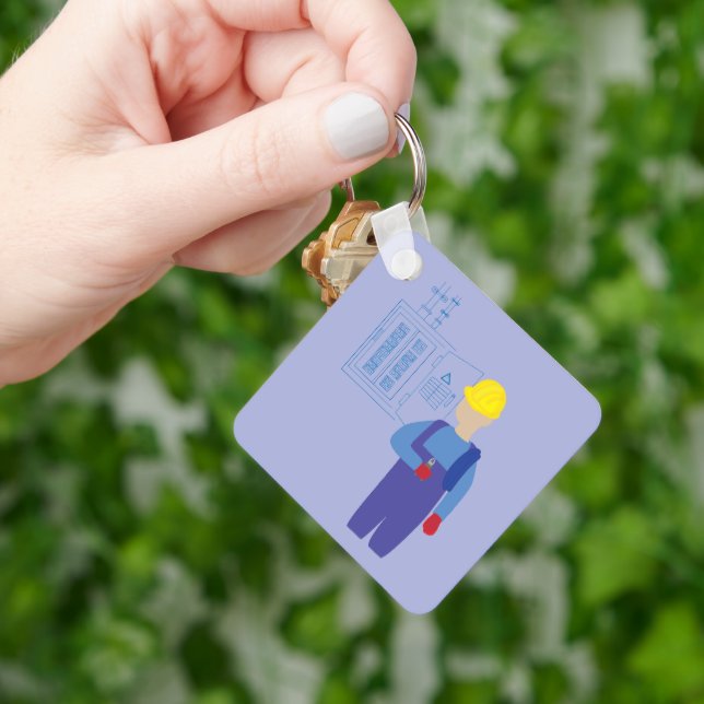 Electrician Key Ring (Hand)
